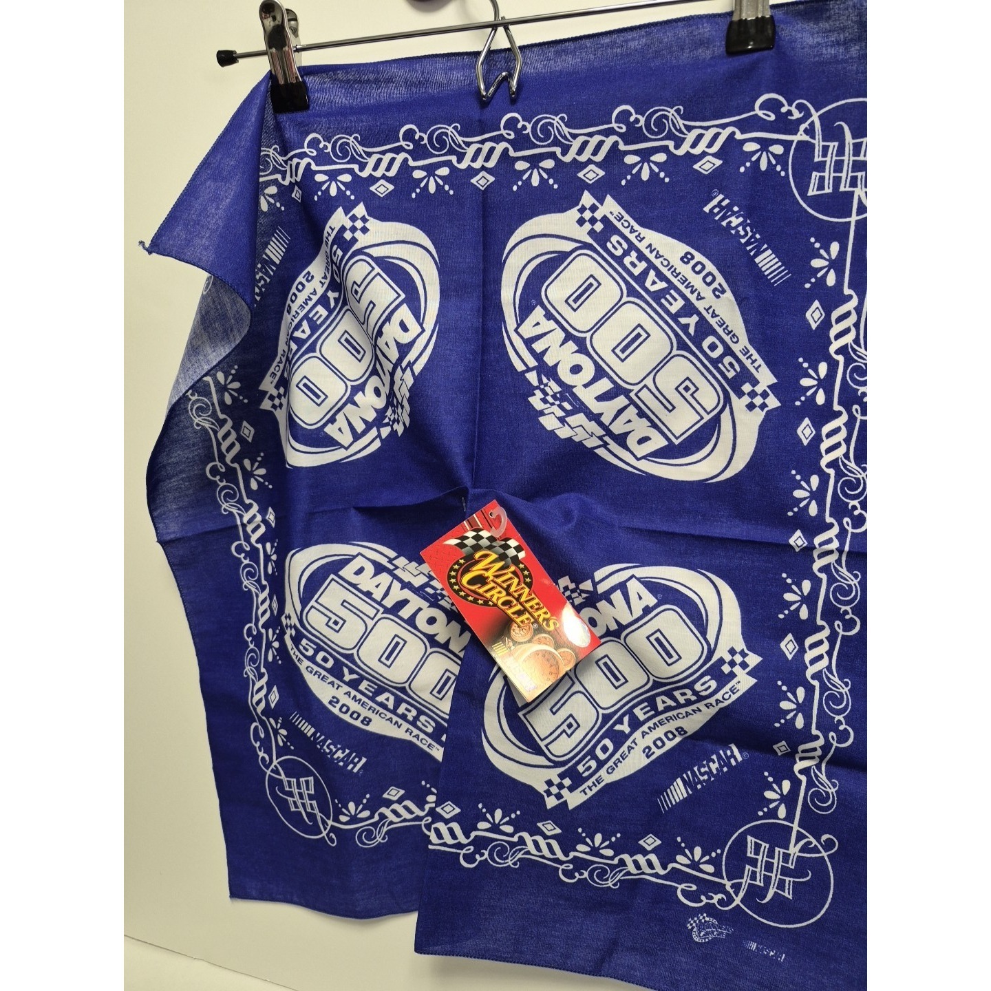 Daytona 500 Nascar 2008 50 Years Commerative Bandana Great Condition